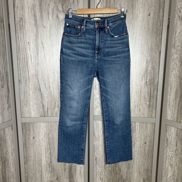 Madewell Slim Demi Boot Jeans High Rise Size 25 - Picture 1 of 9